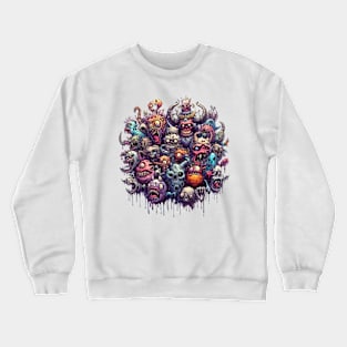 Monsters, Strange Creatures, Fantasy, Horror, Scary Monster, Halloween Crewneck Sweatshirt